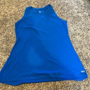 DSG plain blue tank